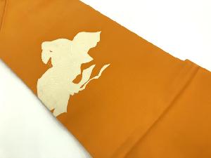 リサイクル　時代人物模様織出し名古屋帯